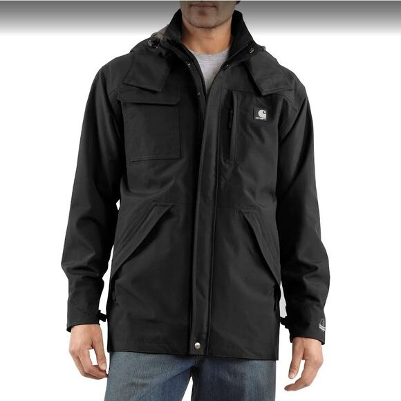 Carhartt C72 Shoreline Storm Defender Waterproof Breathable Men's Jacket  Size L - Picture 1 of 9